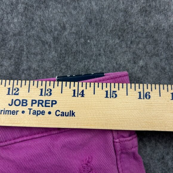 Lucky Brand Mid Rise Cut Off Shorts Women's Size 6 / 28 Radiant Orchid Fray NWT - Picture 11 of 14